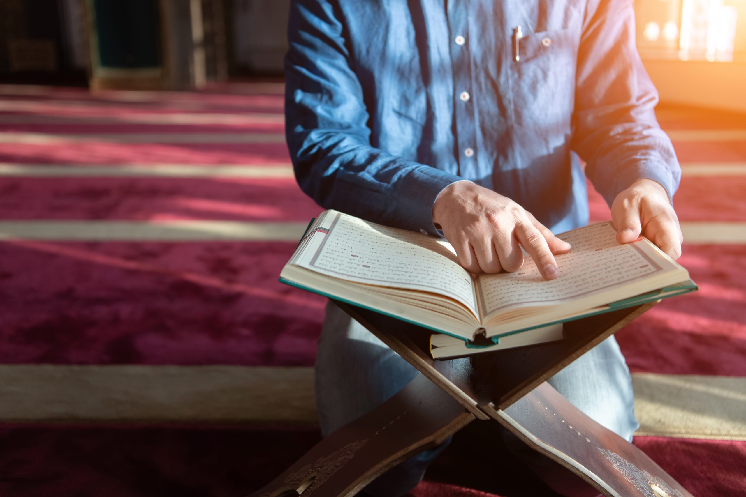 vecteezy muslim man praying allah alone inside the mosque and reading 11943584 scaled
